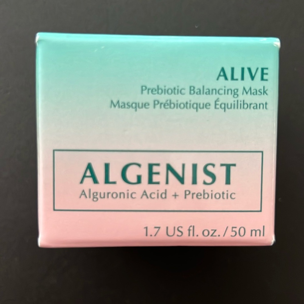NIB Algenist Alive Prebiotic Balancing Mask 50ml